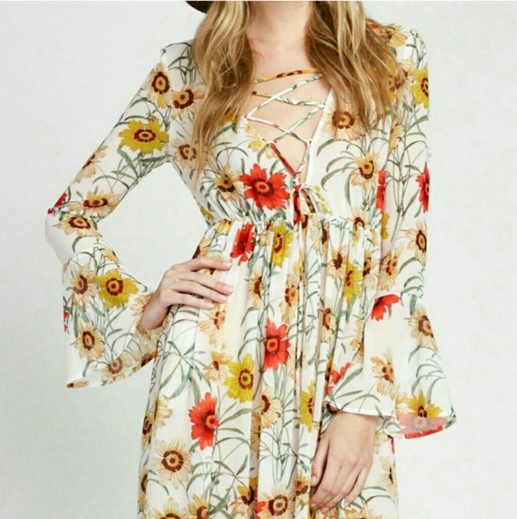 COPY - Wildfox Wild Daisy Maxi Dress - Picture 4 of 8